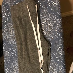 High rise sweat leggings